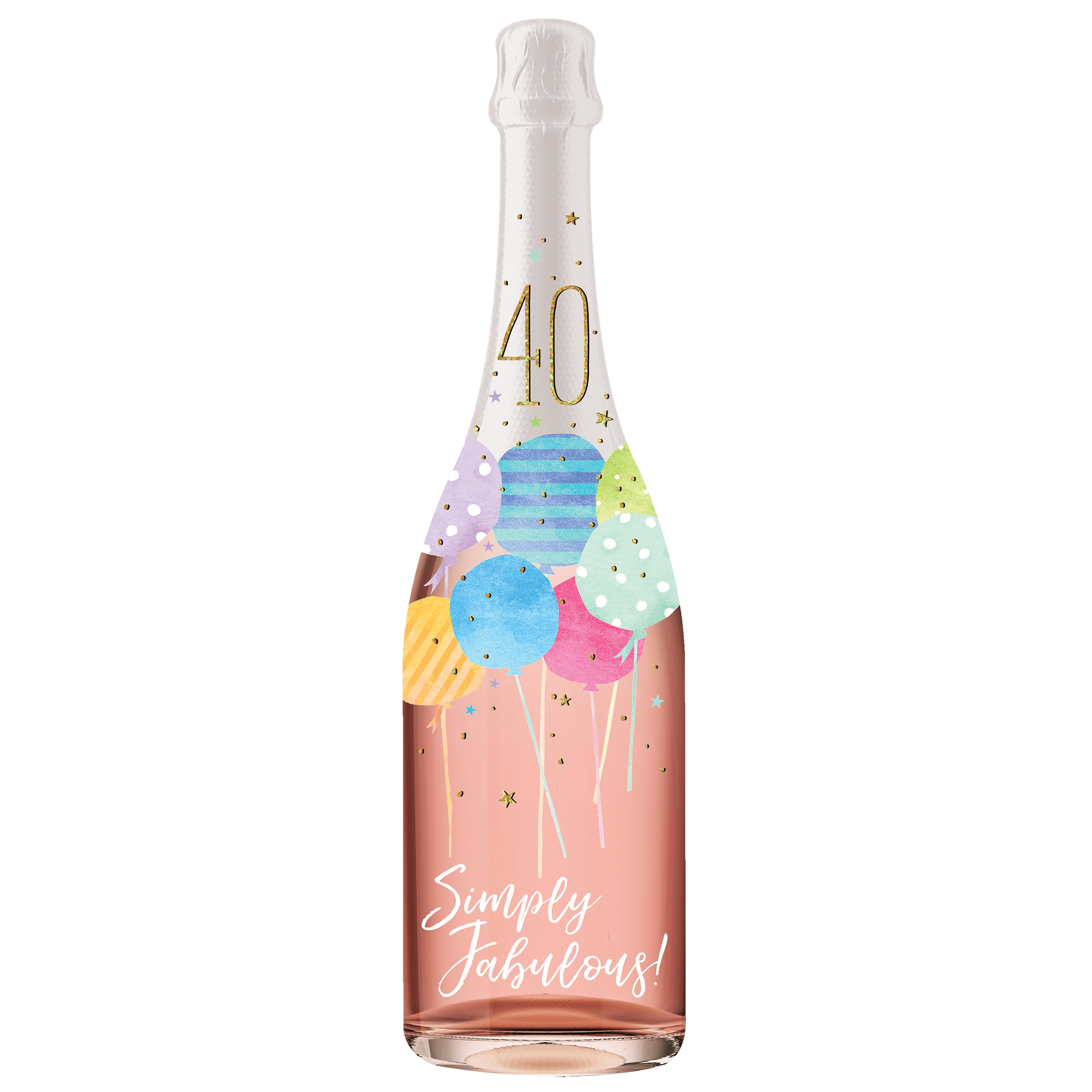 Pictura 40th Simply Fabulous Champagne Sound Card featuring elegant champagne-themed design and high-quality audio features